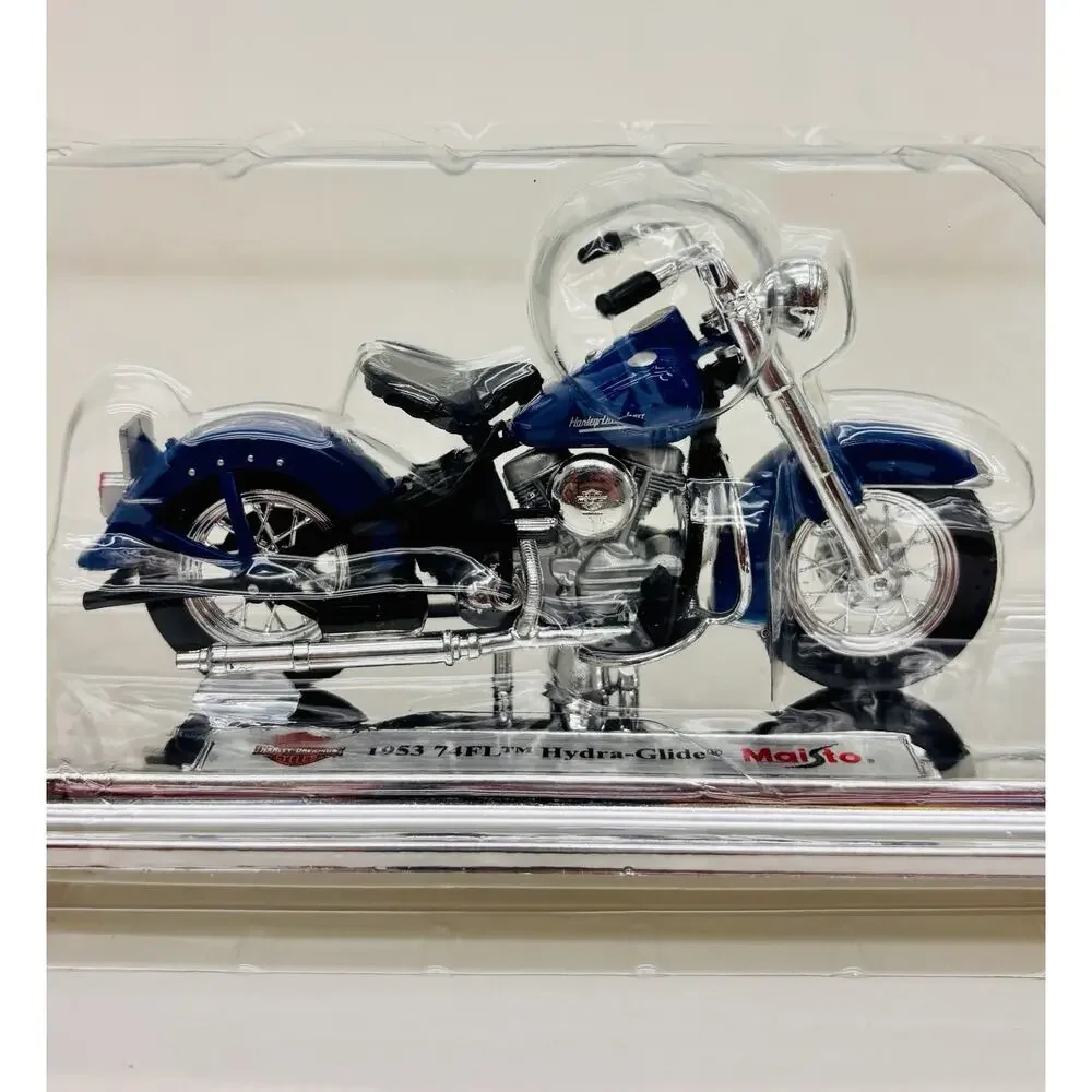 Maisto 1:18 Harley Davidson 1953 74FL Hydra-Glide Diecast Motorcycle New